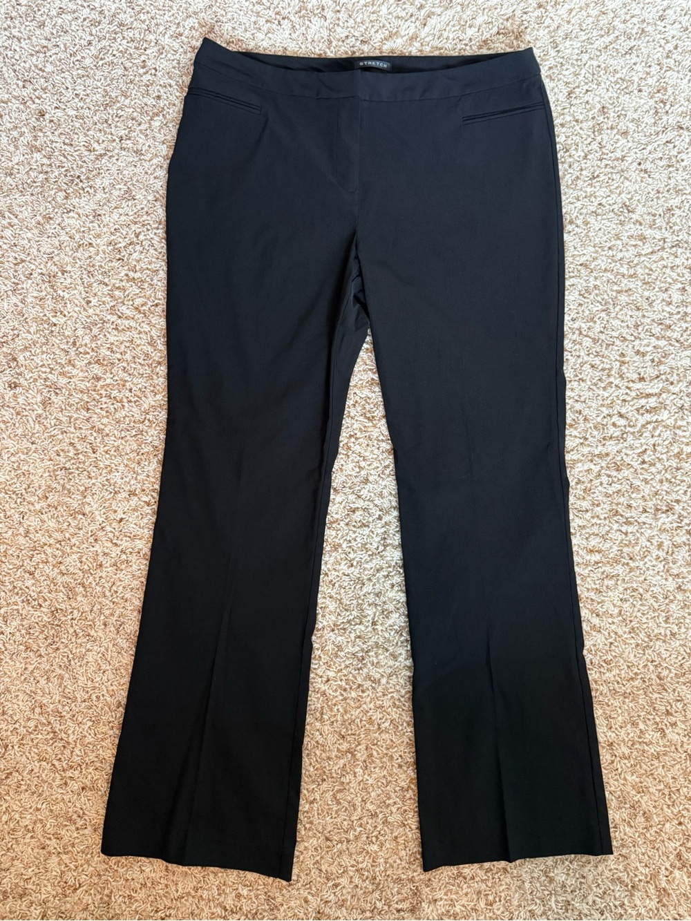 Axcess by Liz Claiborne Women’s Size 16 Black Stretch Bootcut Dress Pants